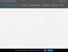 Tablet Screenshot of mergersclub.com